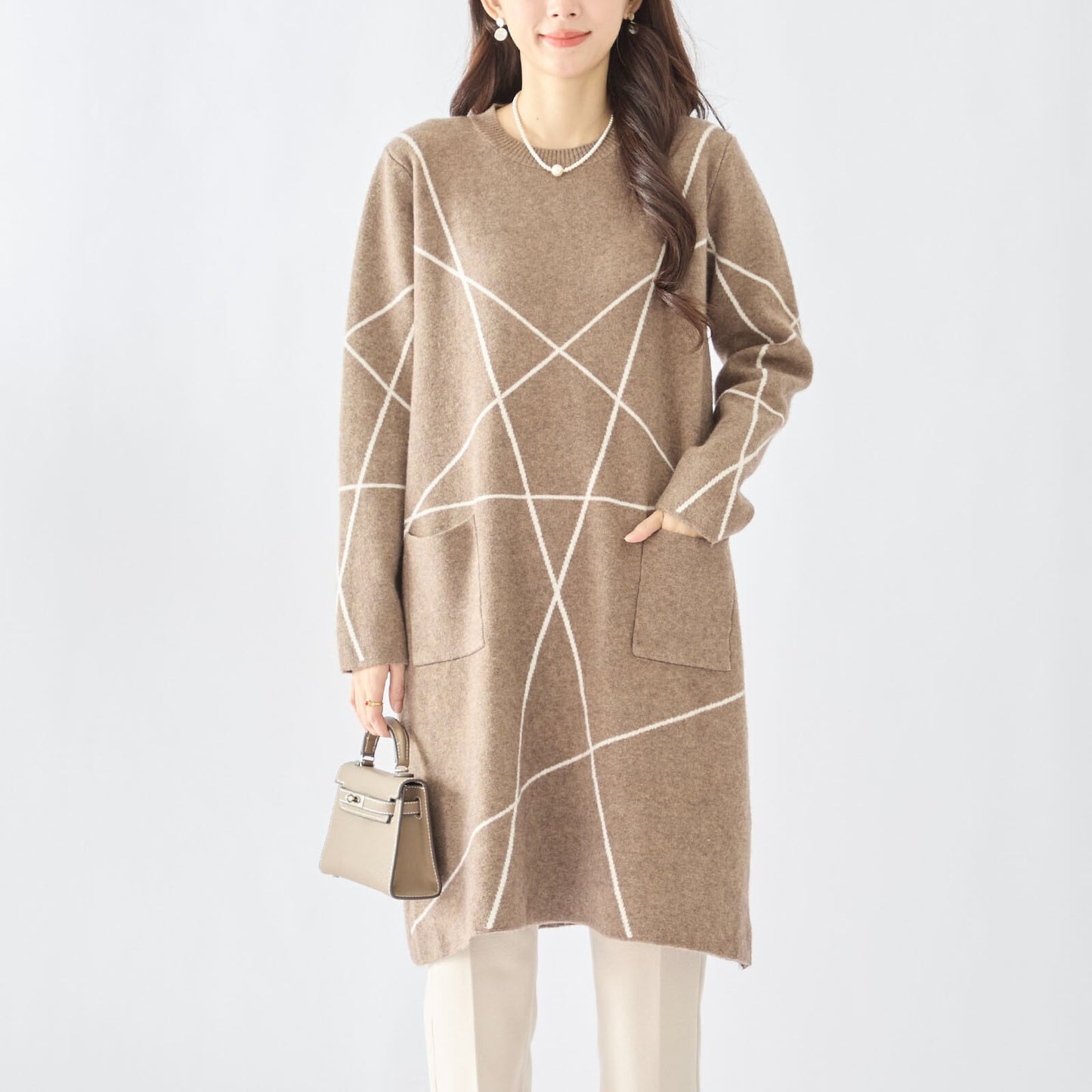 【L~LL】ニットチュニック