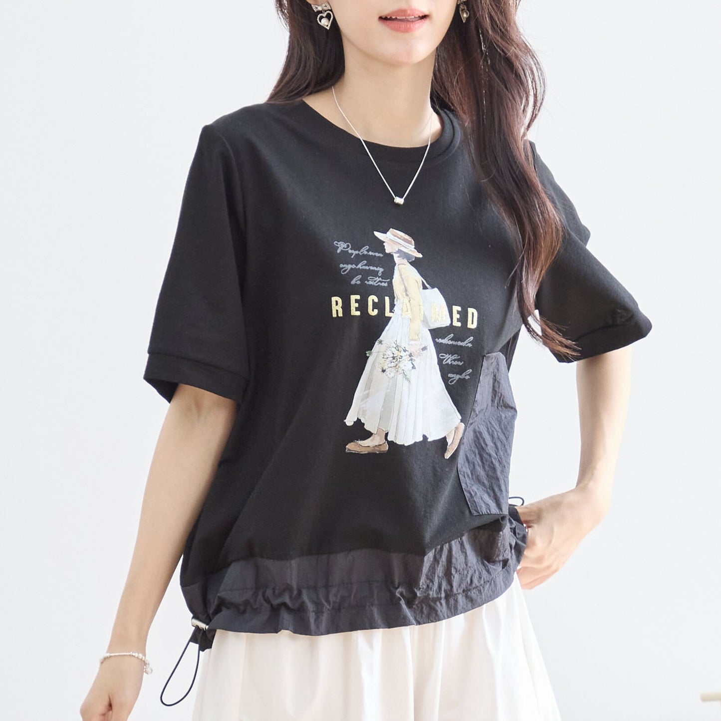 大人可愛いプリントTシャツ