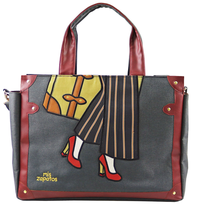 トランクサパト2WAYトート ボストン/大容量/旅行/トートバッグ/刺しゅう/レディース