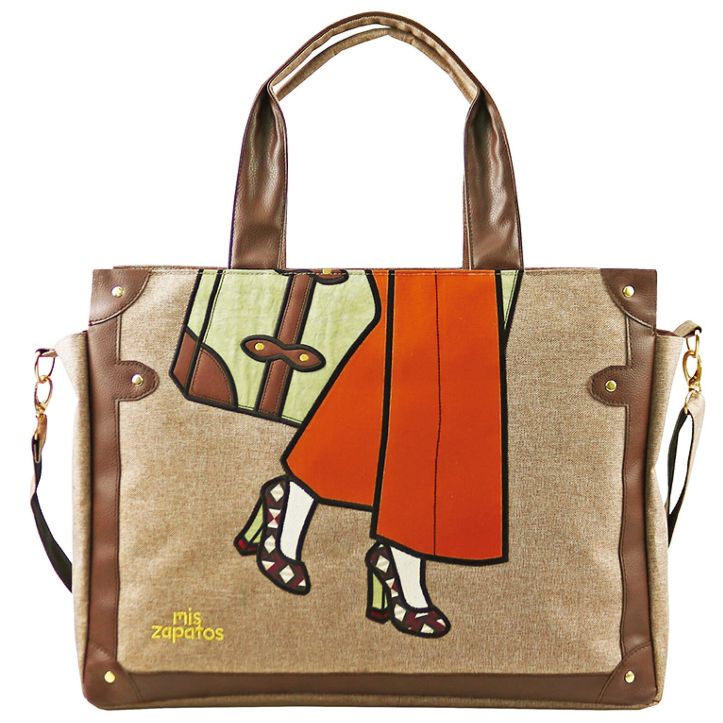 トランクサパト2WAYトート ボストン/大容量/旅行/トートバッグ/刺しゅう/レディース