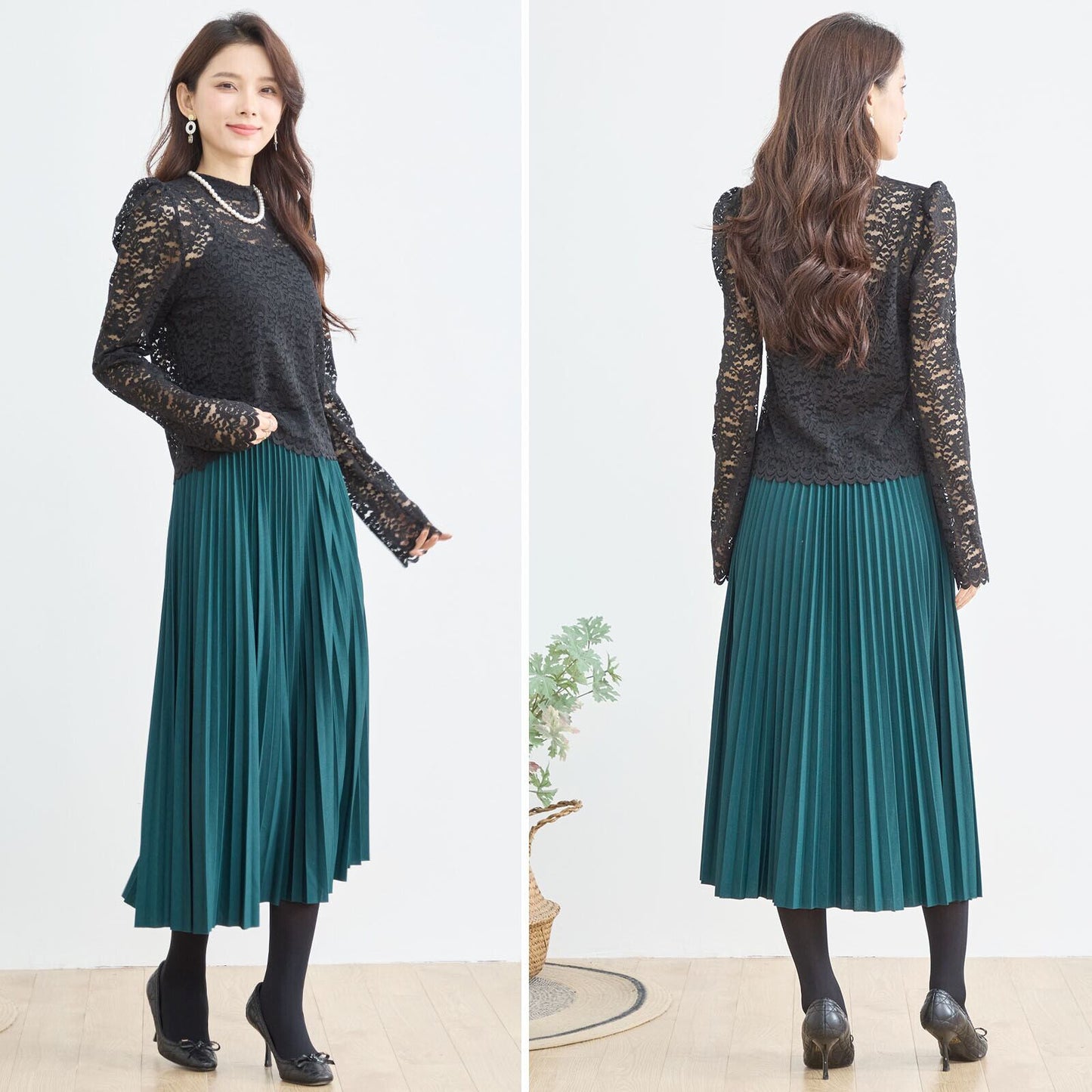 プリーツスカート