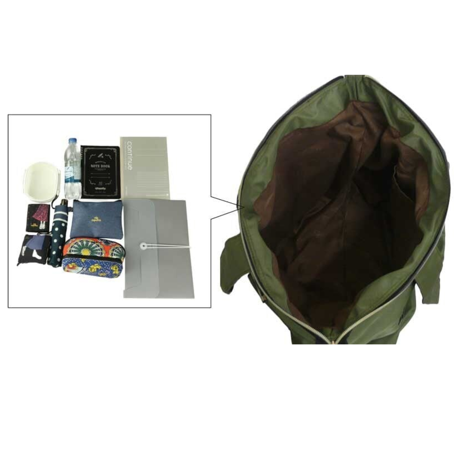 フラワースカートナイロントート 大容量/旅行/トートバッグ/インバウンド/刺しゅう/レディース