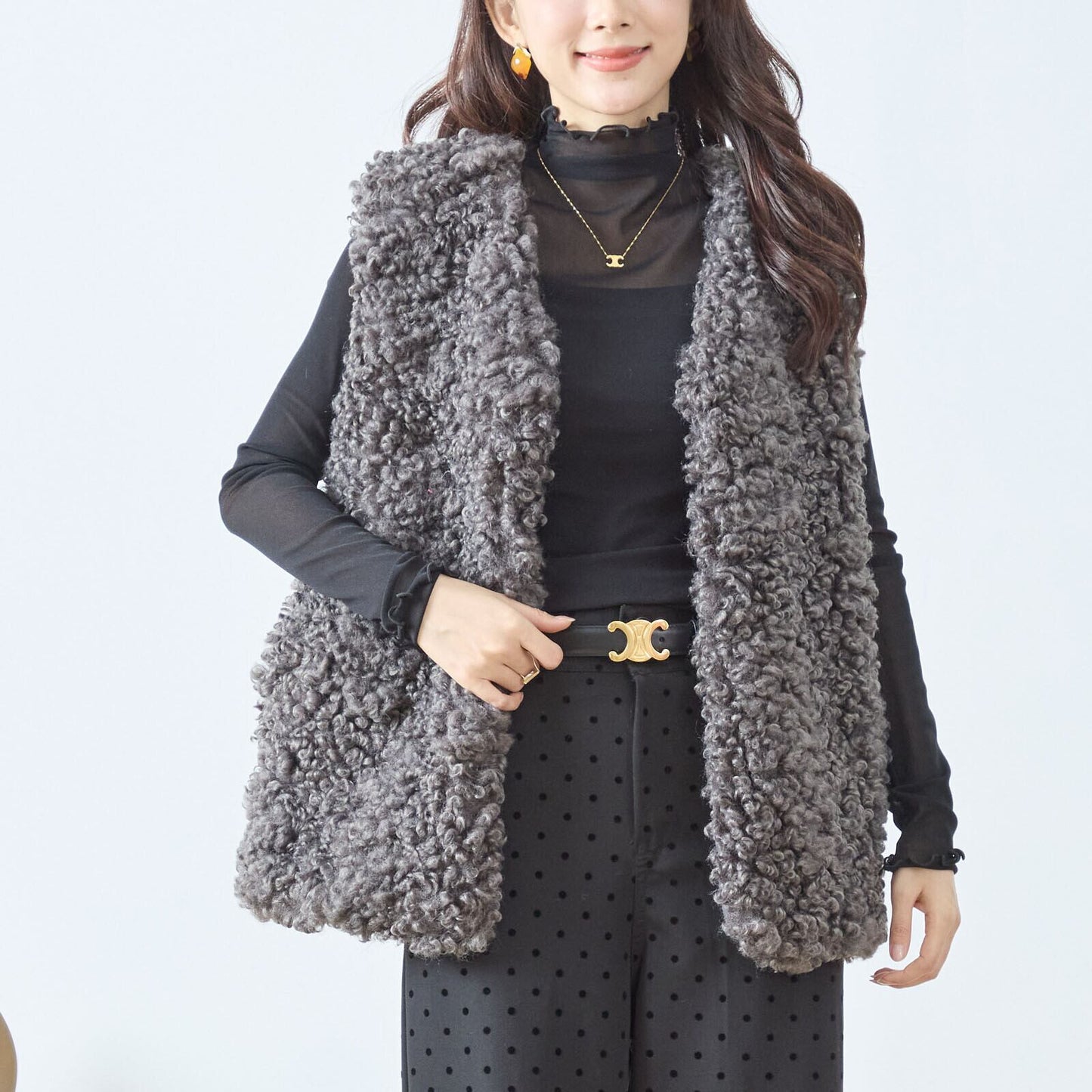 軽くてあたたかい上品ボアジレ