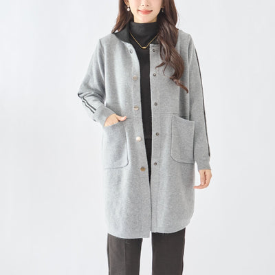 【M〜L】ロングニットカーディガン（N25-323）