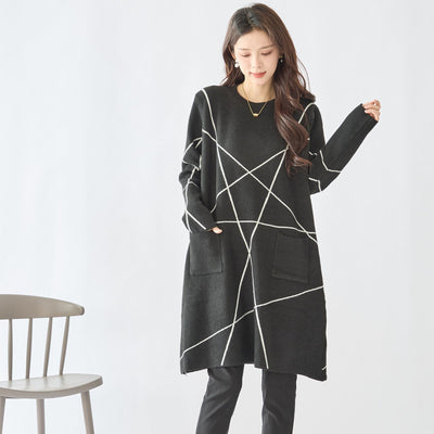 【L~LL】ニットチュニック