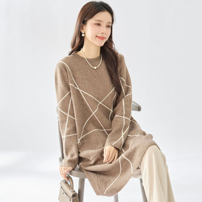 【L~LL】ニットチュニック