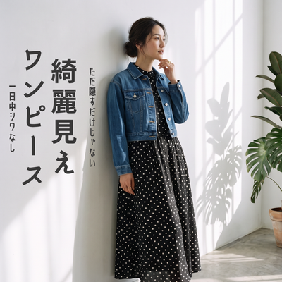 【1枚で華やぐ】体型カバー ティアードワンピース【半袖】
